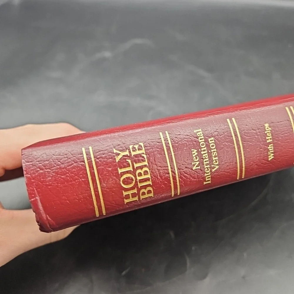 Holy‎ Bible New International Version With Helps Red Letter Zondervan 2001 VTG